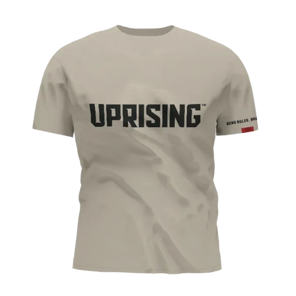 Uprising Logo Tee - Khaki - Image 6