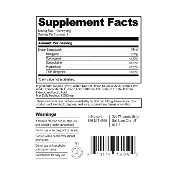 Sour Blast Kratom Gummies - Image 3